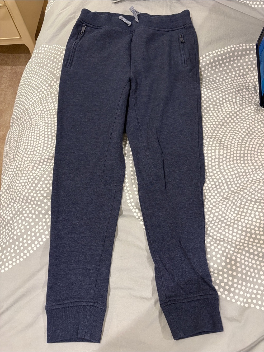 Crewcuts Boys Navy Pull on Drawstring  Sweatpants size 14 - EUC